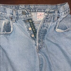 Vintage 90’s Lucky Brand Light Blue Denim Button-Fly Jeans